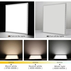 แผงไฟแบ็คไลท์ LED 595*595 600*600มม. 40W 42W 48W 72W สำหรับไฟโรงเรียนสำนักงาน - Product Image 4