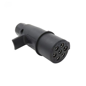 Ventes d'usine OEM Connecteur de <span class=keywords><strong>remorque</strong></span> 7 broches/voies Connecteur de <span class=keywords><strong>remorque</strong></span> de faisceau de câbles <span class=keywords><strong>12V</strong></span> <span class=keywords><strong>Adaptateur</strong></span> rond de style européen - Product Image 1