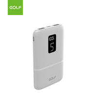 Chargeur de batterie au lithium numérique LCD portable ultra fin avec charge rapide 20W, banque d'alimentation Micro USB 5000mAh