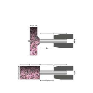 ABRA BETA - AB000940021 Roues à tige cylindrique pour fonte (multi-pack) - EAN 8020935801185 ABRASIVES - Product Image 1
