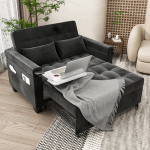 Sofá <span class=keywords><strong>Cama</strong></span> Individual Moderno Best Candy, con Tapicería de Tela, Plegable, Convertible en <span class=keywords><strong>Cama</strong></span> - Product Image 2