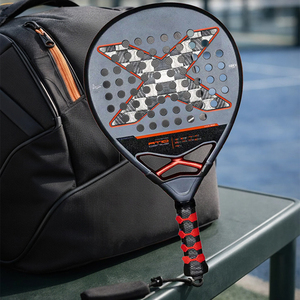 ไม้พาเดลคาร์บอนระดับมืออาชีพ รุ่น <span class=keywords><strong>18k</strong></span> ไม้พาเดลคุณภาพดีที่สุด คาร์บอนเต็ม <span class=keywords><strong>18k</strong></span> ควบคุมได้ดี พร้อมแผ่นอีวีเอแข็ง - Product Image 1