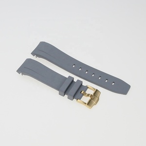 Bracelet de montre SKX007 en caoutchouc vulcanisé de qualité supérieure, couleur grise, 1,8 mm, 2,5 mm, trous de 22 mm, couvre-tête - Product Image 4