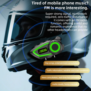 Intercomunicador Inalámbrico para Motocicleta <span class=keywords><strong>FreedConn</strong></span> Mesh 3.0 Fx Plus con Cancelación de Eco CVC, Resistente al Agua y con Cancelación de Ruido - Product Image 4