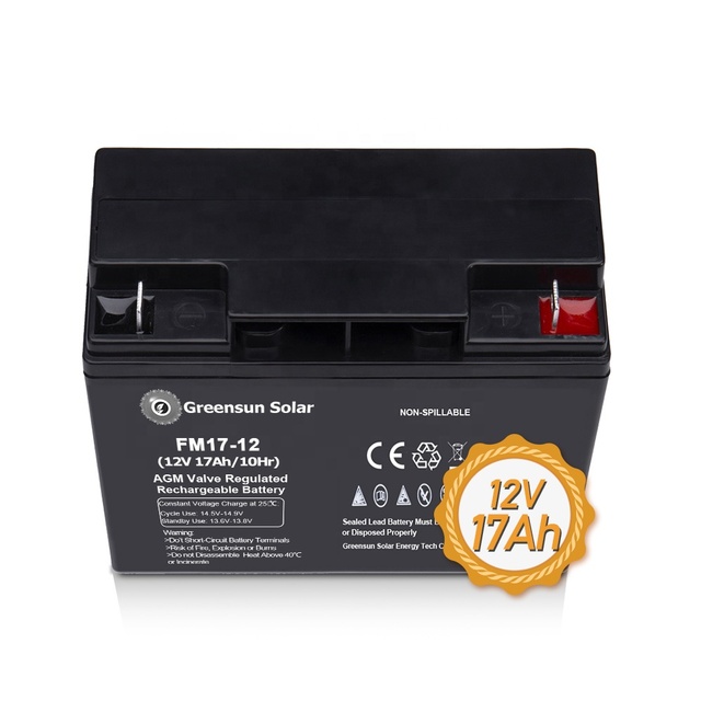 Greensun Deep Cycle Batteries 12v 12ah 17ah 20ah 24ah Lead Acid Battery for Electric Tricycle