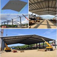 Cochera Prefabricada de Acero, Estructuras de Acero para Almacenamiento, Cancha de Baloncesto Prefabricada de Acero