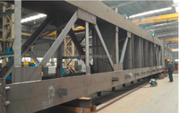 Bâtiment préfabriqué en structure métallique robuste pour usage commercial avec services de soudage et de découpe