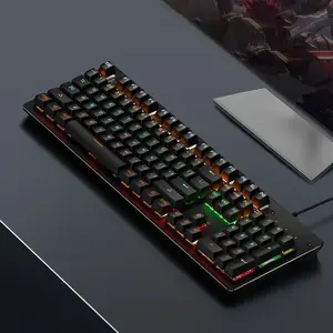 COUSO Hot Sale Mechanical Keyboard Teclado Gamer Ergonomic Custom Pc Computer Rgb Backlit Gaming Keyboards