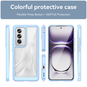 Étui de téléphone portable transparent en acrylique pour <span class=keywords><strong>Oppo</strong></span> Reno15F/15 Pro/15/14 Pro/14/13, <span class=keywords><strong>coque</strong></span> antichoc - Product Image 2