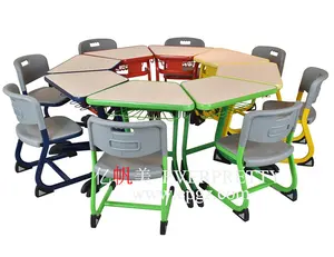 Kindergarten Table School Sets Children Furniture Kindergarten Preschool Nursery Schppl Classroom Child Study Table And Chairs