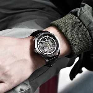 Reloj de Cuero de Moda PAGANI DESIGN 1638, Nuevo, de Primera Marca, para Hombre, Automático, Mecánico, Esqueleto, Resistente al Agua, 2025 - Product Image 3