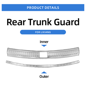 Protection <span class=keywords><strong>de</strong></span> <span class=keywords><strong>coffre</strong></span> arrière pour Lixiang L7 Accessoires en acier inoxydable Couvre-<span class=keywords><strong>seuil</strong></span> <span class=keywords><strong>de</strong></span> porte arrière Garniture intérieure Accessoire extérieur - Product Image 3