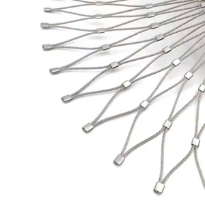 <span class=keywords><strong>Filet</strong></span> de sécurité flexible en treillis métallique pour clôtures de cages de zoo, balcons et escaliers avec <span class=keywords><strong>filet</strong></span> en corde soudé/plié - Product Image 3