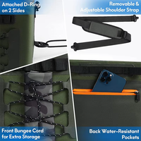 Vente en gros Heavy Duty 8-12 Can Soft Dry Isotherme Déjeuner Sac isotherme écologique pour Camping Randonnée Kayak