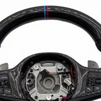 Volant en cuir perforé de haute qualité en gros avec palettes de changement de vitesse pour BMW G20 G30 G01 X3 X5 M Sport