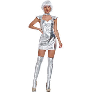 S-xl Halloween espacio mujer <span class=keywords><strong>disfraz</strong></span> Cosplay <span class=keywords><strong>Star</strong></span> <span class=keywords><strong>Wars</strong></span> charol estaño <span class=keywords><strong>hombre</strong></span> uniforme - Product Image 3
