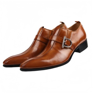 Nuevo Lanzamiento, Zapatos de Vestir de Cuero Genuino para Hombre, con Suela de Goma, Estilo Casual de Negocios, Más Vendidos - Product Image 1