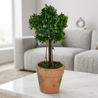 Plantes artificielles avec pots, décorations vertes réalistes et écologiques pour mariage, intérieur, maison, bureau, salon, jardin
