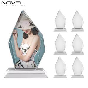 Cadre photo en cristal pour impression photo DIY, cadeau de mariage, plaque en cristal vierge avec revêtement pour sublimation - Product Image 1