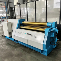 Máquina de Rolado de Placas CNC W12CNC de 4 Rodillos, Dobladora de Cuatro Rodillos CNC, Equipo de Doblado de Tanques de Acero Grueso