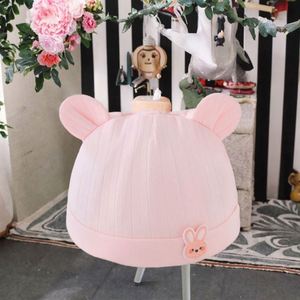 Gorro de Invierno Cálido para Bebés Recién Nacidos, Niños y Niñas, Gorro de Punto con Diamantes, Gorro de Color Sólido al por Mayor, 2 Piezas - Product Image 3