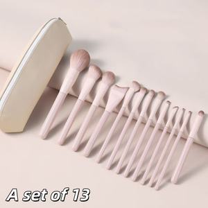 Juego de Brochas de Maquillaje Veganas de Alta Calidad, 10 Piezas, con Mango de Madera Rosa, <span class=keywords><strong>para</strong></span> Delineador de Ojos, Profesional - Product Image 3