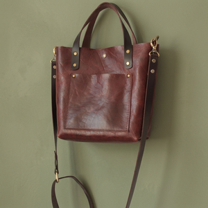 Pochette Écologique Légère et Durable en Cuir Véritable pour Femme, Grande Capacité, Imperméable, Portable, avec Fermeture Éclair et Double Sangle, Tendance - Product Image 6