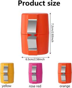 เครื่องแยกไข่ด้วยมือ3ชิ้นทำจากพลาสติกใหม่เครื่องแยกเปลือกที่ปอกเปลือกที่เปิดเปลือกไข่สำหรับต้มไข่ดิบ - Product Image 2