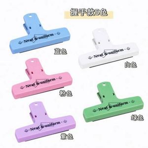 Custom Durable Magnetic Memo Clamp Student Book with Logo Wholesale Promotional Gift Colored <b>Plastic</b> Hand Account Bill - Product Image 4
