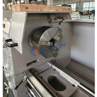 Tour à lit creux horizontal universel manuel conventionnel industriel CD6260Bx2000 pour métaux
