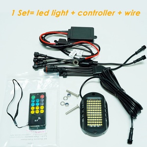 Luces Blancas Rock <span class=keywords><strong>Lights</strong></span> 104LED, Luz de Emergencia para Automóvil, Camioneta, <span class=keywords><strong>ATV</strong></span>, Modo de Luz Estroboscópica, Respiración Estática, con Control Telefónico Kingshowstar - Product Image 5