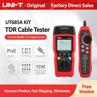 Testeur de câble TDR portable UT685A avec écran LCD 2,8 pouces et interface Ethernet pour la maintenance et les tests de communication réseau