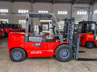 Chariot élévateur diesel Heli 50 de haute qualité, capacité de 5 tonnes, prix d'usine, marque de premier plan, occasion, état neuf, pour palettes
