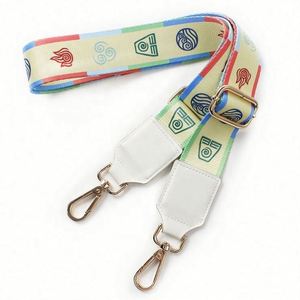 Custom Embroidered Woman Belt <b>Bag</b> <b>Strap</b> Adjustable <b>Replacement</b> Accessories for Shoulder Colored Colored Handbag - Product Image 4