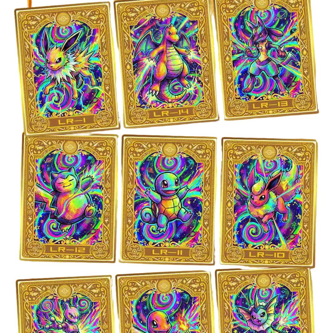 Metal Charizard Card - Pokemon Charizard Vmax Metal Gold Card - 88*63mm  Stainless Steel