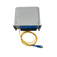 Répartiteur de fibre optique PLC de type cassette 1x16 avec connecteurs SC UPC et pigtail pour FTTH, répartiteur de fibre optique 1:16