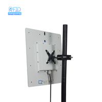 Lecteur RFID UHF E710 à longue portée 860-960 MHz, antenne intégrée ABS industrielle 8/9/12 dBi pour la logistique, l'entrepôt, le parking
