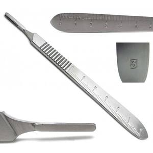 Base d'instrument chirurgical manuel à manche de scalpel en acier inoxydable Delta Med - Product Image 2