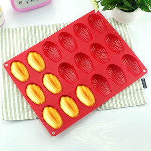 Moules à gâteaux industriel en silicone, 18 cavités, en forme de coquille, <span class=keywords><strong>Mini</strong></span> poêle à gâteau au fromage, madeline, offre spéciale, - Product Image 2