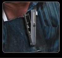180 °   Drehbarer Lampenkörper USB-C 800mAh Taschenlampe Tragbare Wiederaufladbare LED EDC Taschenlampe für Notfälle 5 Modi Mini LED Arbeitsleuchte
