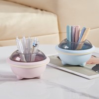Porte-stylo de bureau en forme de soucoupe volante, futuriste, décoration de bureau pour les passionnés, PP, table, bureau à domicile