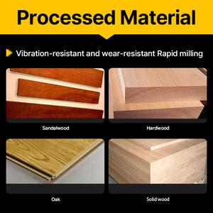 HUHAO <strong>Router</strong> Bit Solid <strong>Router</strong> Bit 1/4 1/2 Woodworking Tools Flush <strong>Trimming</strong> Bit with Bearing - Product Image 5