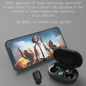 E6S TWS <span class=keywords><strong>Bluetooth</strong></span> Headphones 5.3 Verdadeiro fone de ouvido sem fio cancelamento de ruído LED Handsfree Headset Earbuds Auriculares - Product Image 5