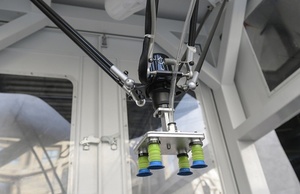 PLC servo tự động Phía sau dây chuyền đóng gói mềm gói carton erector đóng gói Sealer Robot xếp chồng máy cho lon trường hợp giấy kim loại - Product Image 3