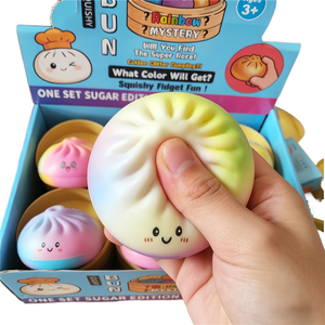 Dumpling <b>Squishy</b> Toys Steamed Bun Squeeze PU Slow Rebound Decompression Sensory Toy 14+ Unisex Tiktok Hot Selling - Product Image 1