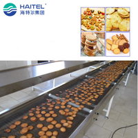 Ligne de production automatique de biscuits, machine à fabriquer des biscuits à petite échelle pour les usines de produits alimentaires