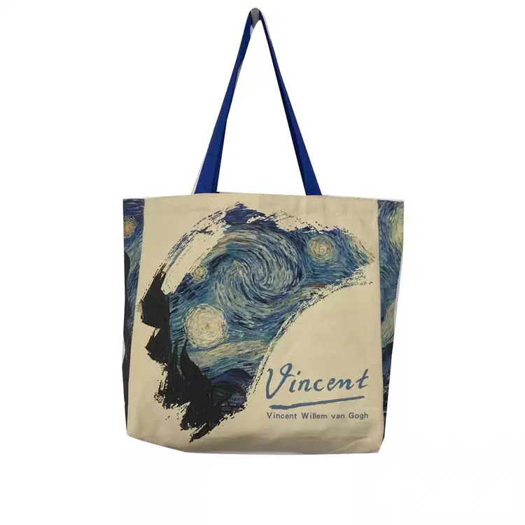 Cotton Tote Bags Canvas Grocery Shopping Daily Use Wholesale Manufacture Reusable Eco Shopping Bag With Logos