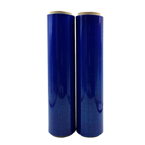Nouveauté 2023 Fournisseur d'Or Film étirable PE moulé Bleu Multicolore Haute Extensibilité Film d'emballage Transparent - Product Image 1