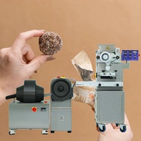 Boule de chocolat faisant la ligne de production de truffes au chocolat machine à boules de protéines de cacao pour les petites entreprises