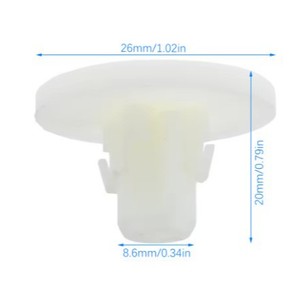 Clip de fixation automatique 07147306224 pour BMW et Mini, fixation de garniture de protection de passage de roue - Product Image 2